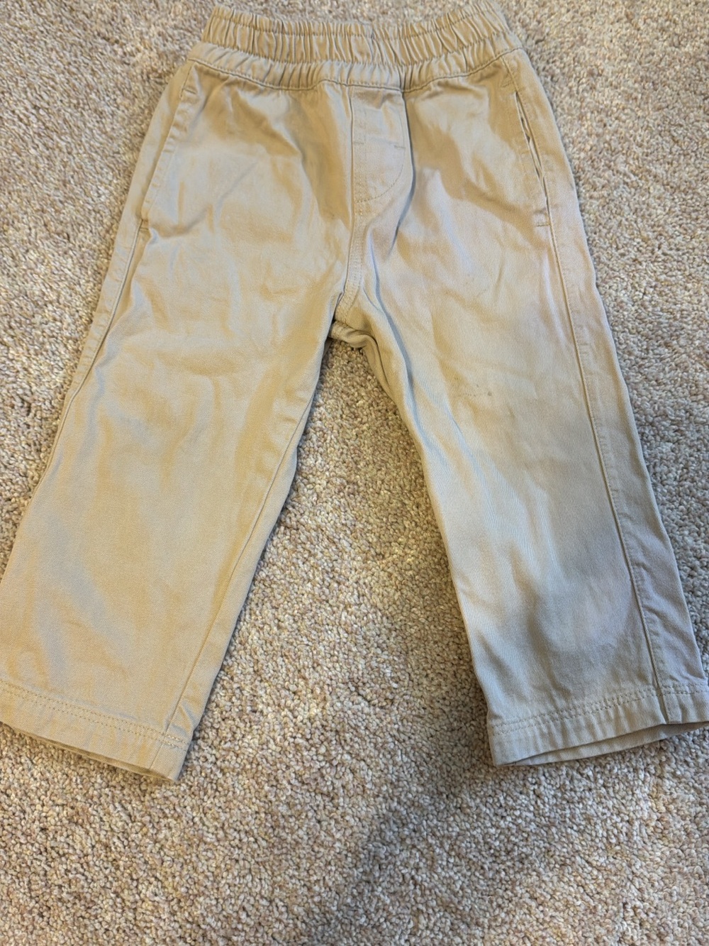 The Beaufort Bonnet Company Beige Elastic-Waist Chino Pants